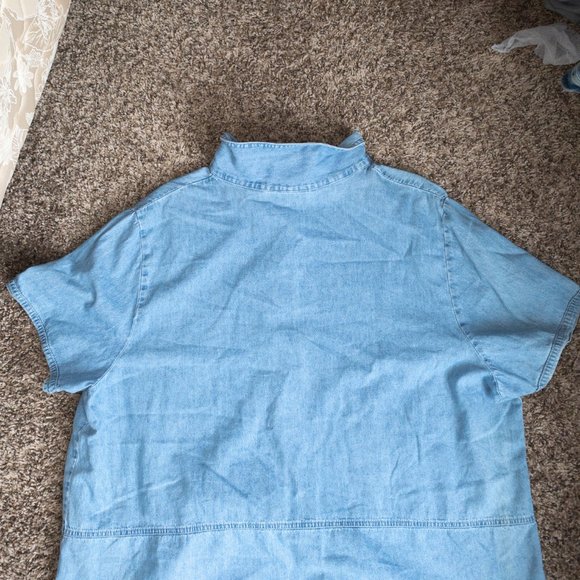 Ty Original Wear Denim Design Button Up - Picture 2 of 3